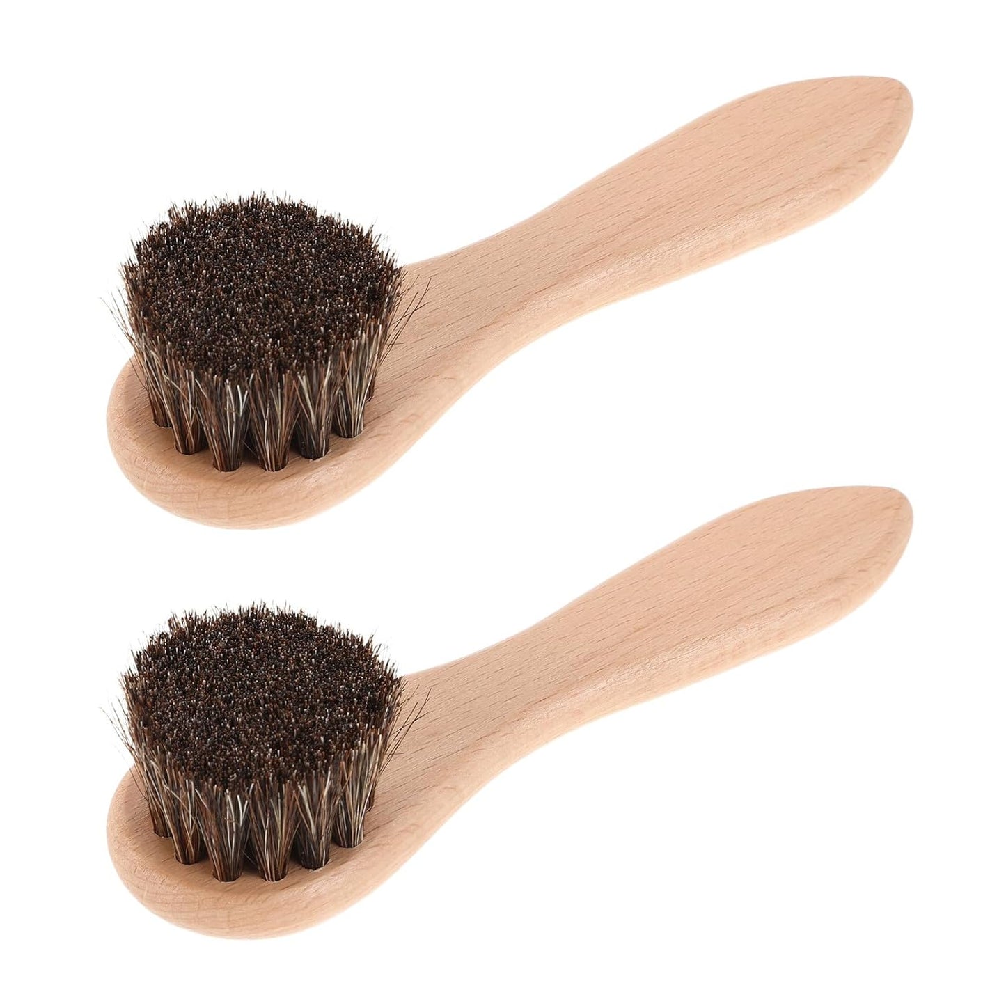 2Pcs Small Animal Bath Brush with Soft Bristles and Beech Wood Handle, 4-Inch Grooming Tool for Guinea Pigs, Rabbits, Hamsters – Pet Bathing and Shedding Care