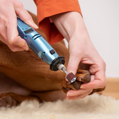 42 Pack Nail Grinder Replacement Kit, Nail Grinders for Dogs Replacement Kit, Pet Nails Grinder with Sanding Drum Bands, Dog Claw Grooming Trimmer Supplies Care, Pet Smoother Claw Care