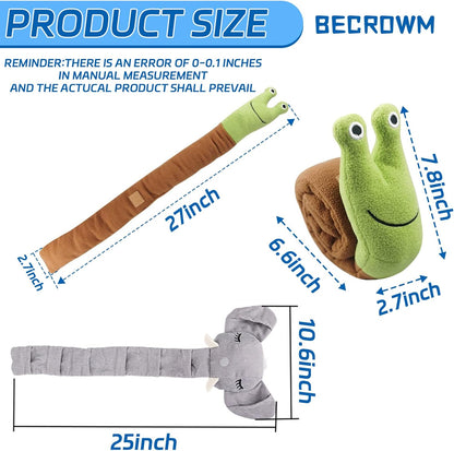 Waterproof Dog Boots+ Dog Toy (Elephant&Snail)