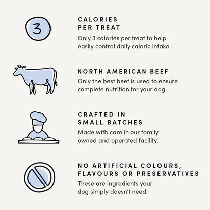 Crumps' Naturals Mini Trainers Semi Moist Beef 10.6oz