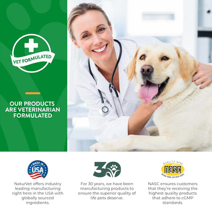 NaturVet – Advanced Probiotics & Enzymes - Plus Vet Strength PB6 Probiotic | Supports and Balances Pets with Sensitive Stomachs & Digestive Issues | for Dogs & Cats (1 lb)