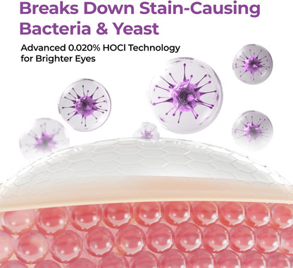 Dog and Cat Eye Wash Cleaner Eye Drops for Dogs and Cats to Flush and Soothe Eye Irritations, Dog Tear Stain Cleaner, Safe for All Animals. 3.38 Ounces