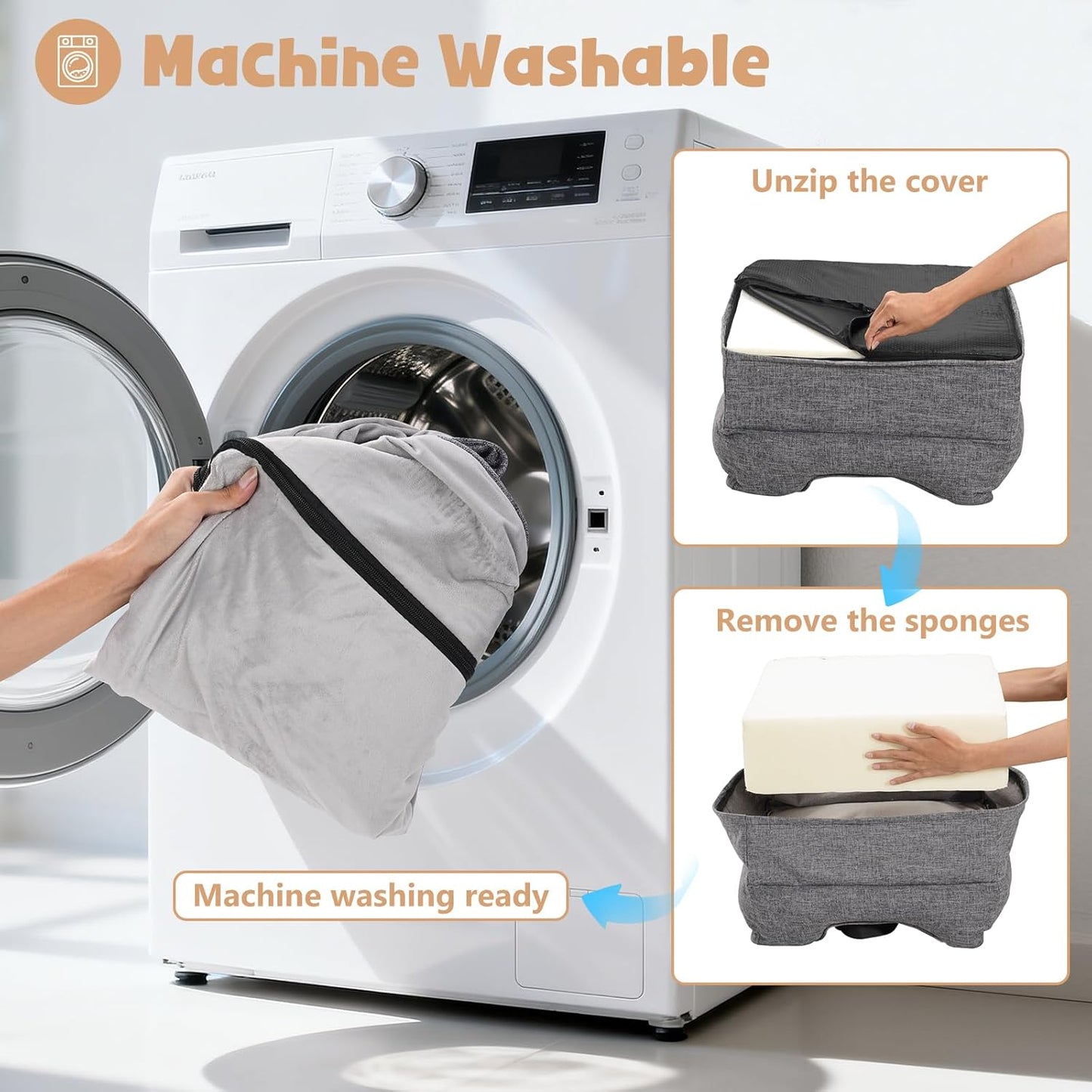 Avont Dog Car Booster Seat for Small/Medium Dogs Under 30 lbs, Elevated Puppy Carseat, Front Seat Pet Car Bed -Grey