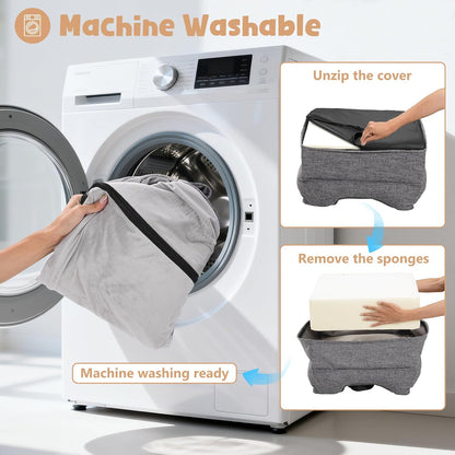 Avont Dog Car Booster Seat for Small/Medium Dogs Under 30 lbs, Elevated Puppy Carseat, Front Seat Pet Car Bed -Grey