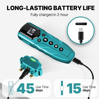 Tiniest Small Dog Shock Collar, Lightest Dog Training Collar with 2000ft Remote, Tailored for Small Dogs 5-15lbs & Medium Large Dogs, Beep, Vibrate, Shock, Lighting, Waterproof, Rechargeable，Cyan