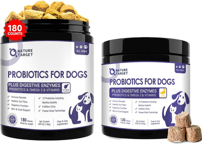 Probiotics for Dogs 180 Chews with Duck Probiotics for Dogs