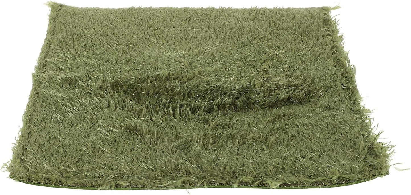 Reptile Carpet Mat and Substrate Liner, Moisture Retaining Moss Carpet 20X20Cm, Decorative Terrarium Bedding for Lizards, Turtles, Frogs, and Amphibians