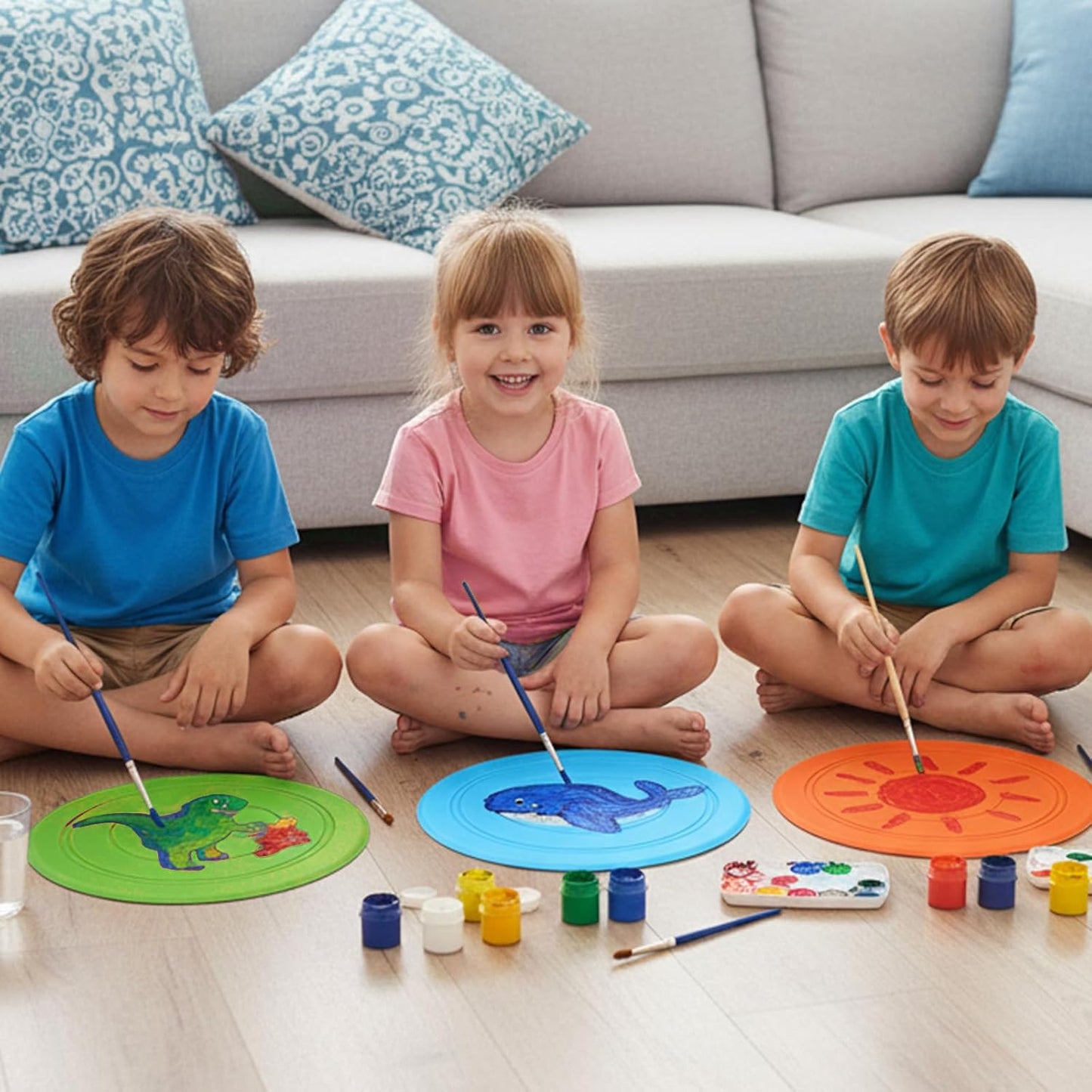 18 Pack Dog Flying Discs, Soft TPR Rubber Flyer Toys for Small Medium & Large Dogs - Interactive, Float in Water, Safe on Teeth, for Outdoor Fetch & Training (6 Colors)