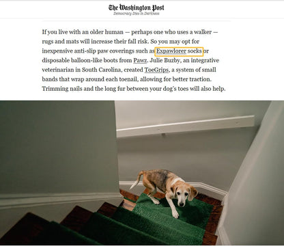 EXPAWLORER Anti Slip Dog Socks to Prevent Licking Paws, Dog Shoes for Hot Pavement, Dog Booties for Small Medium Large Senior Dogs, Traction Control Boots & Paw Protectors for Hardwood Floors