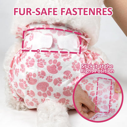 Dono Dog Diapers Female, X-Small, 32 Count