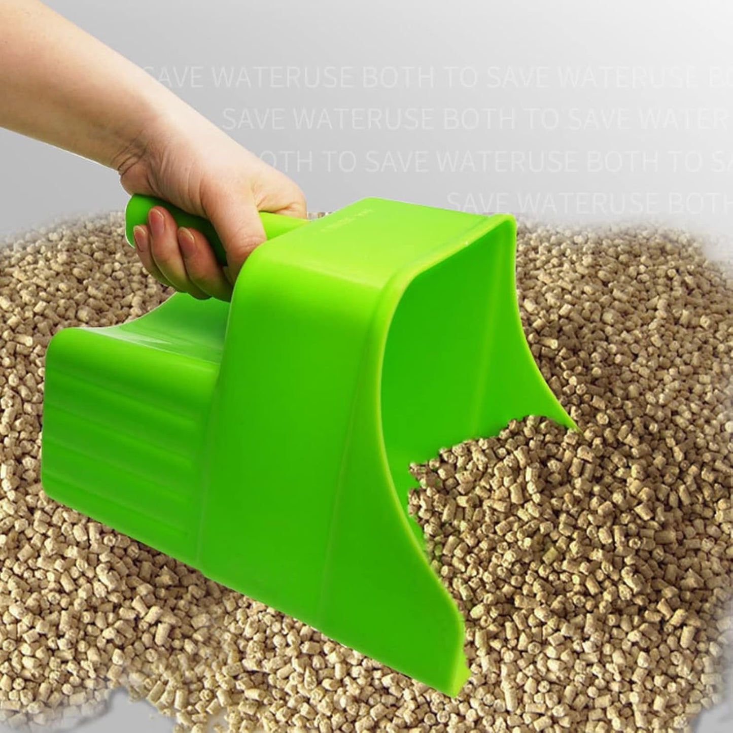 Pet Feed Scoop Plastic Utility Scoops For Feeding Horses Goats Sheep Bird Scooper Food Service Ice Scoopers Plastic Scoop