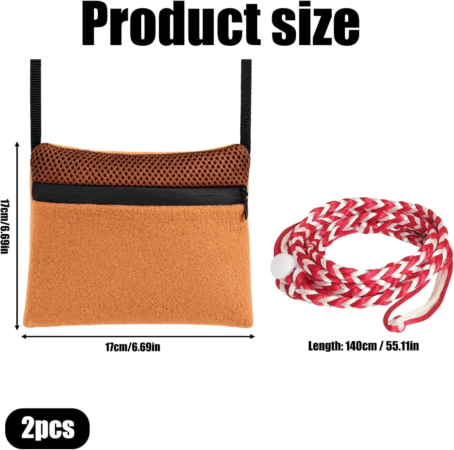 Sugar Glider Pouch, Sugar Glider Bonding Pouch, Comfortable Small Animal Carrier with Brown Leash, Soft Fleece Material, Durable Nylon Leash, Perfect for Travel and Bonding