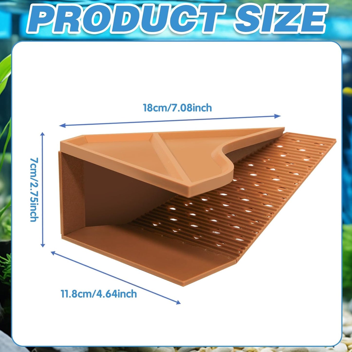 Detachable Hermit Crab Hiding Place, Hermit Crab Decor Accessories Climbing Toy, Habitat Decor for Pet, Aquarium Decorations for Crabs up to 2.4in Tall