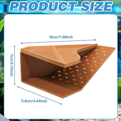 Detachable Hermit Crab Hiding Place, Hermit Crab Decor Accessories Climbing Toy, Habitat Decor for Pet, Aquarium Decorations for Crabs up to 2.4in Tall