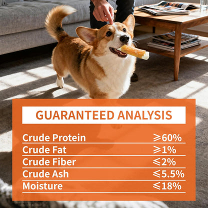 Dog Treats Chews, Chicken Wrapped Rawhide Sticks - Dog Snacks, High Protein, Free Grain & for Medium Large Dogs, 4.23 oz(4 Count)