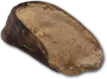Top Dog Chews - 5 Pack of Peanut Butter Filled Cow Hooves Dog Treats. Long Lasting Natural Dog Chews, Great for Aggressive Chewers, (5 Pack, Peanut Butter)