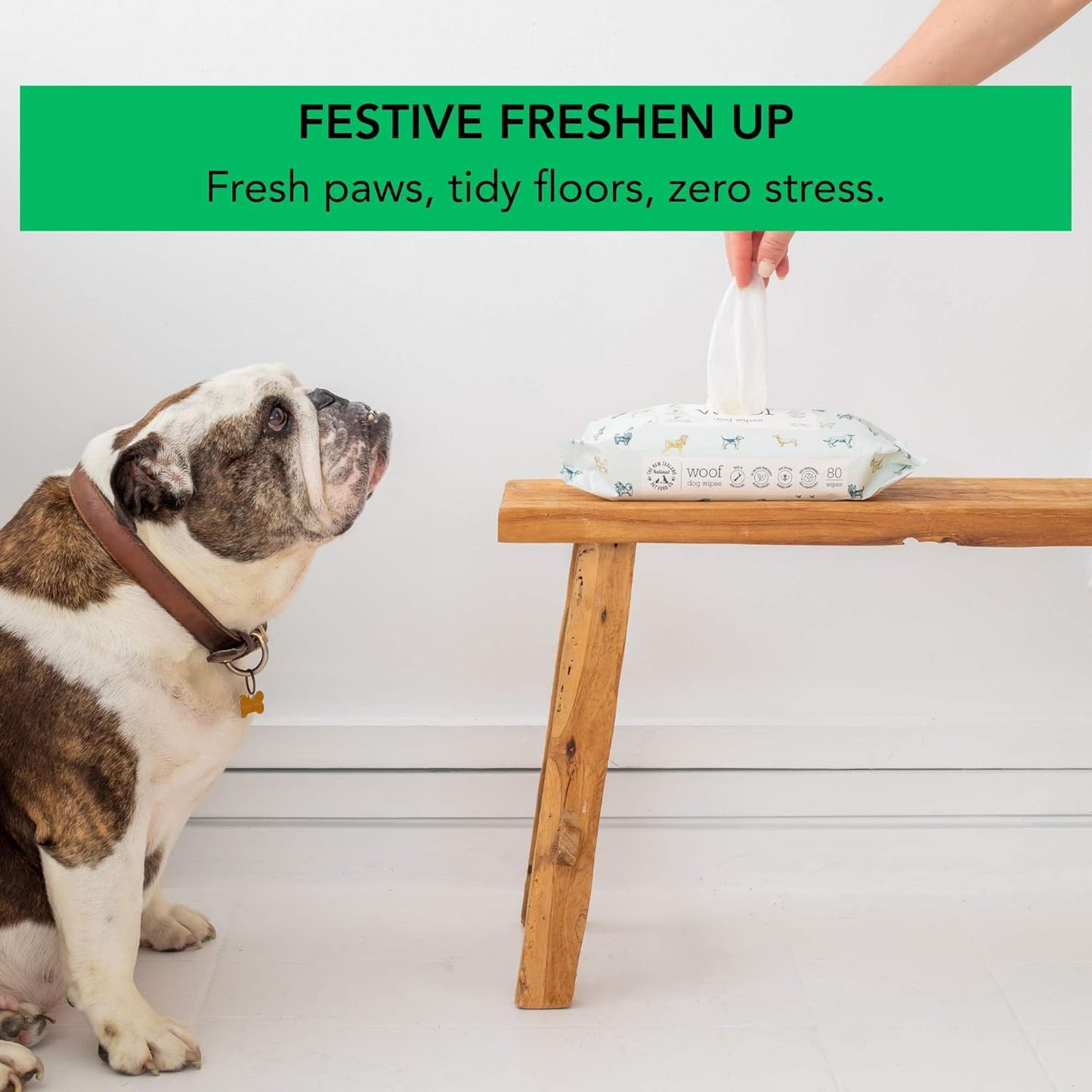 The New Zealand Natural Pet Food Co. – Freeze-Dried Holiday Pet Essentials Bundle (5 Items) – Venison, Brushtail, Tripe Topper, Beef Treats & Manuka Wipes