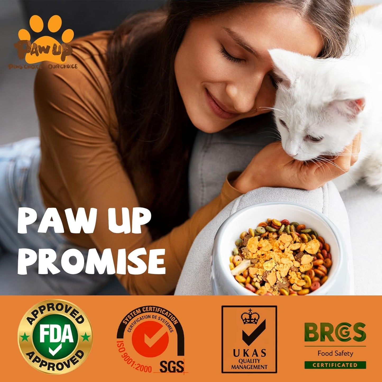 PAWUP Freeze Dried Quail Egg Yolk Pet Treats, Freeze-Dried Pet Food for Dogs, Cats, Pure Fresh Ingredient, 4.2 oz, Rawhide Free, Gluten&Grain Free