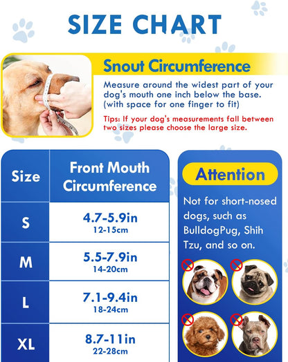 Dog Muzzle, Black-L-2-20251207