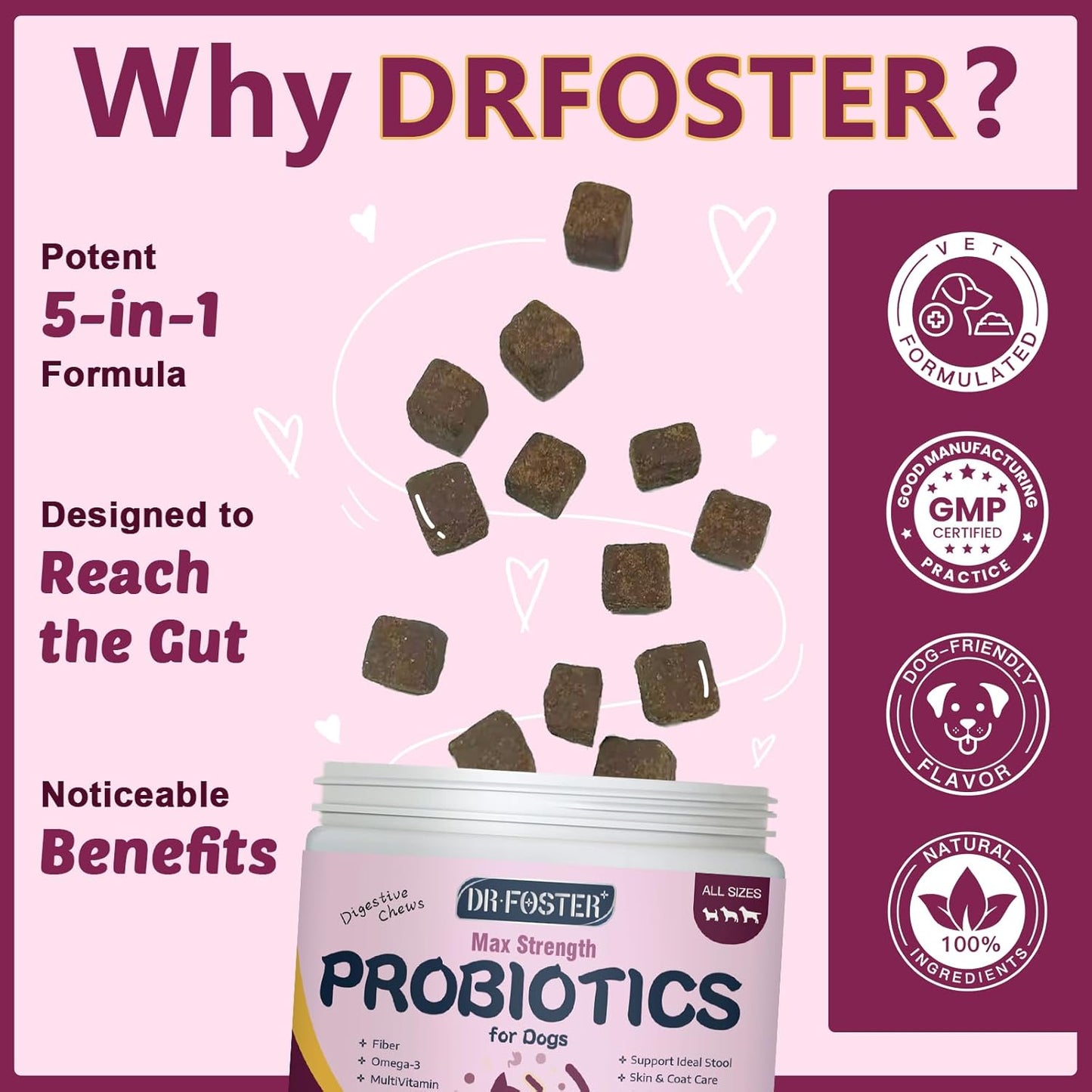 Probiotics for Dogs Freeze-Dried & Soft Chew