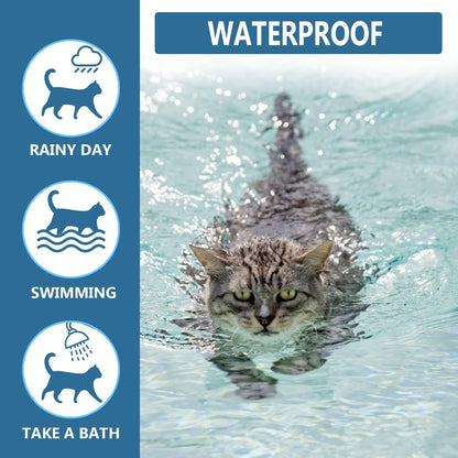 Flea and Tick Collar for Cats, 2 Pack Flea Collar for Cats, Offers 12 Months Protection, Waterproof, Adjustable, One Size Fits All Cat