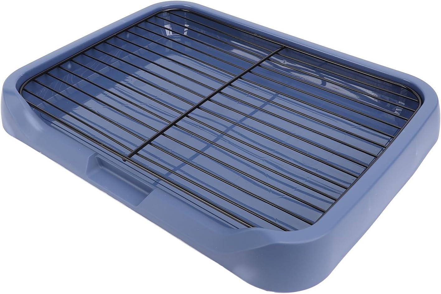 Acouto Dog Potty Pad Holder Tray - Dog Potty Tray Removable Indoor Training Toilet Portable Puppy Pad Holder with Grille Small and Medium Dogs - Puppy Litter - Pet