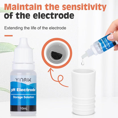 YINMIK Aquarium pH Salt Meter & Replaceable pH Probe Kits
