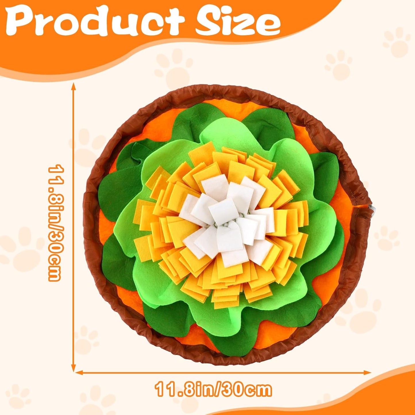 Rabbit Foraging Mat, Interactive Bunny Puzzle Toys Soft Pet Feeding Mat for Hedgehog Guinea Pig Hamster Chinchilla Kitten Puppy and Small Animals