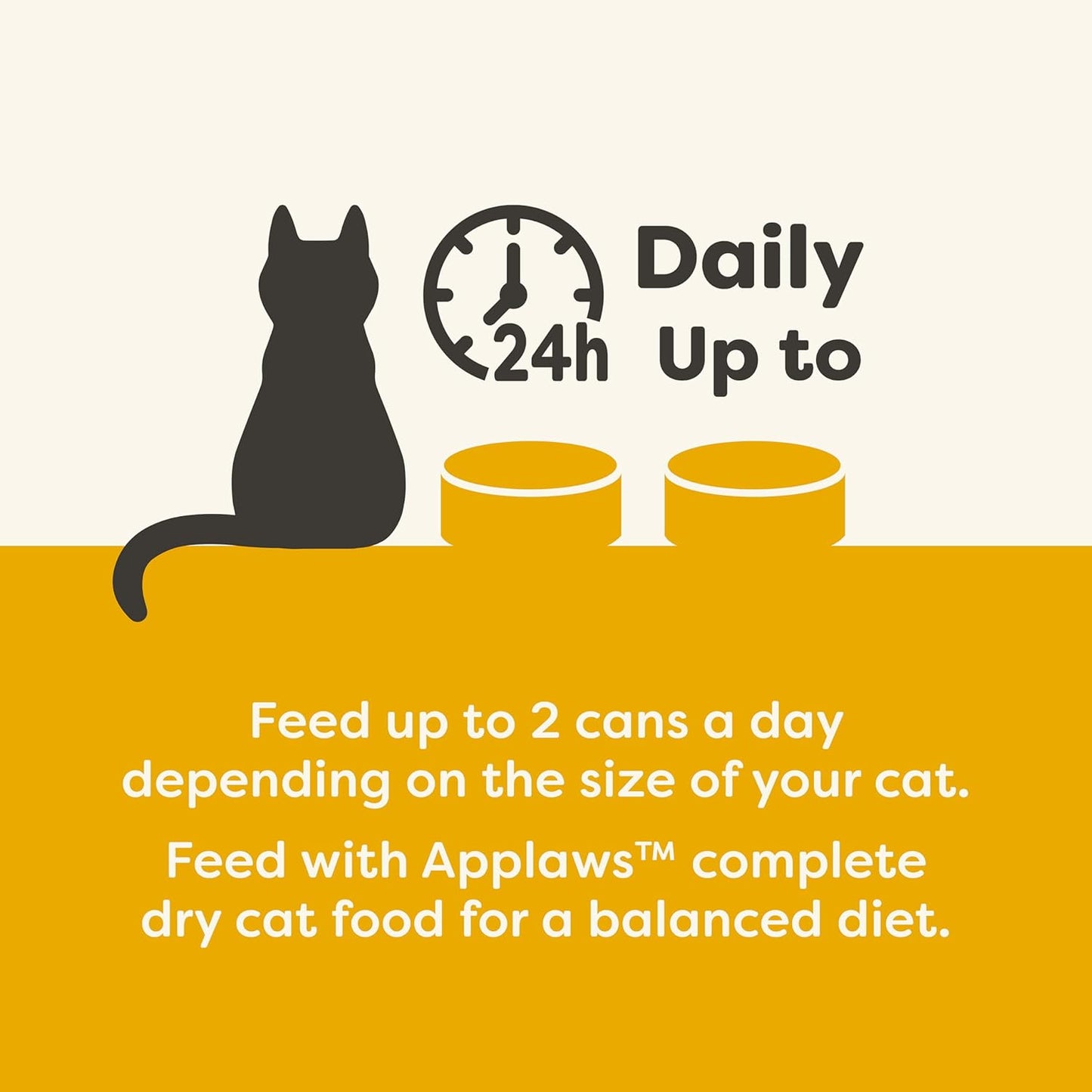 Applaws Natural Wet Cat Food, 24 Count, Limited Ingredient Canned Wet Cat Food, Chicken Breast in Broth, 2.47oz Cans