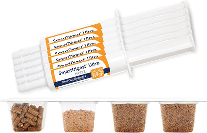 Starter SmartPak | Horse Joint Support | Probiotics, Prebiotics | Essential Vitamins, Minerals, and 5000 mg + SmartDigest Ultra Paste | Digestive Health and Support Horse Supplement | Pack of 6 Tubes