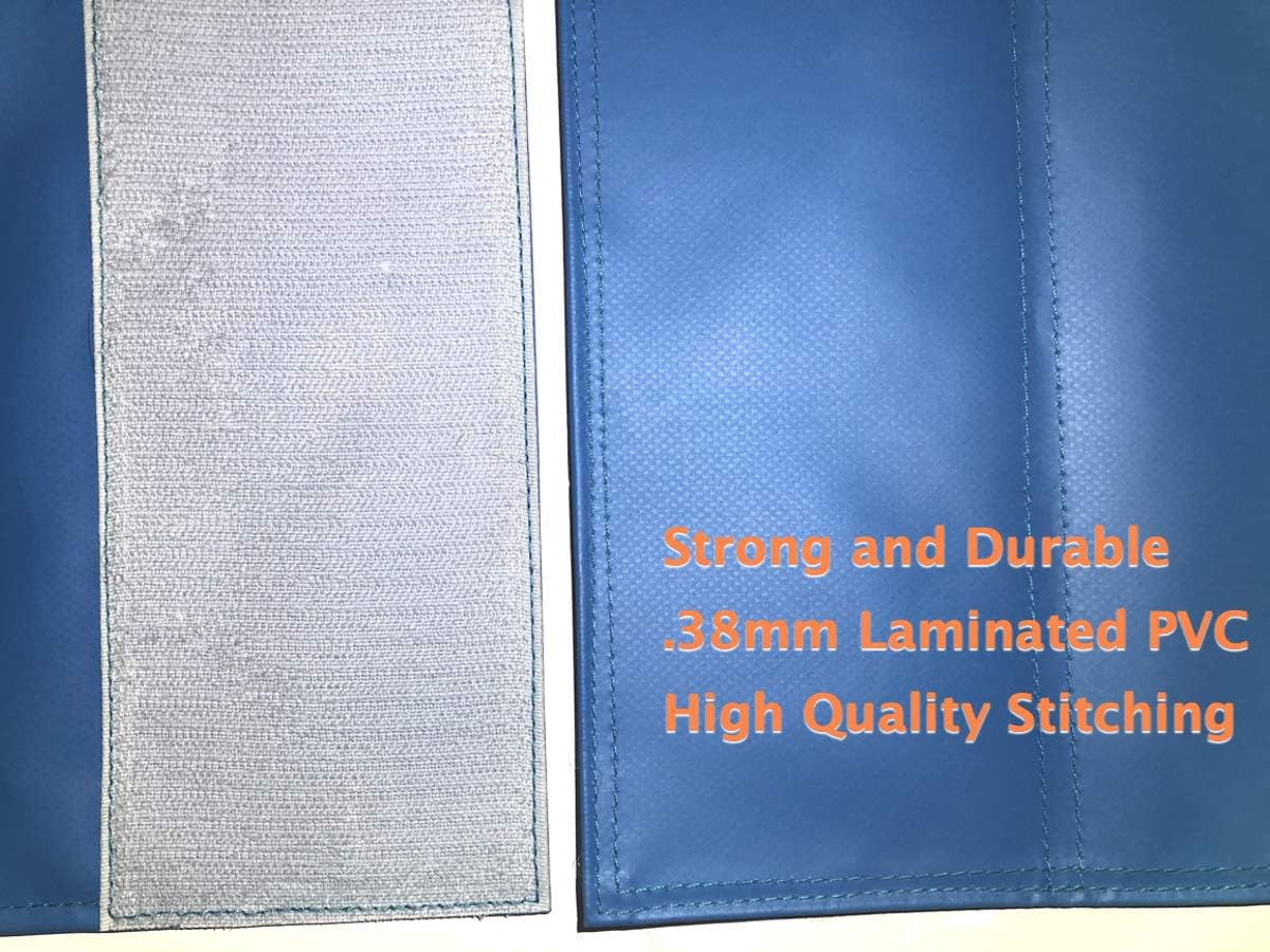 Rise8 Non-constricting Saddlebags for stabilizing Dog Agility Tunnel (Blue)