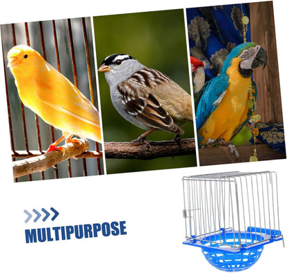 VICASKY 2pcs Lightweight Bird Hatching Nest Box for Cages Safe Parrot Breeding Container Convenient Nesting for Pigeons Canaries and Small Birds