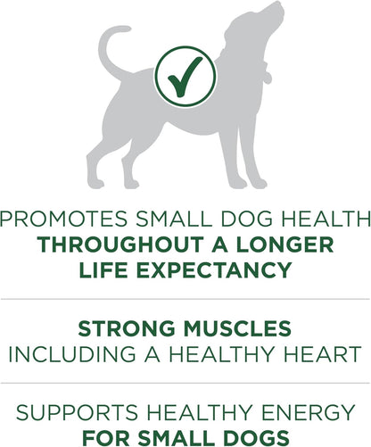 Purina One Small Breed Plus High-Protein Dog Food Lamb and Rice Formula Dry Dog Food - 7.4 lb. Bag