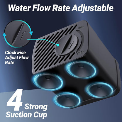 GOZILLA Mini Submersible Water Pump, Ultra Quiet Pump (5W,300L/H,79GPH) for Terrarium, Aquarium,Fish Tank,Tabletop Fountain and Pet Fountain.