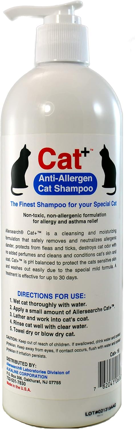 Allersearch Cat+ Anti-Allergen Cat Shampoo