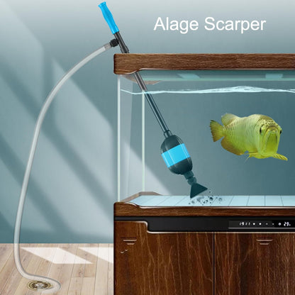 Carefree Fish 30W Electric Aquarium Gravel Cleaner with 6Ft Tubing 6IN1 Automatic Fish Tank Gravel Vacuum Water Changer Wash Sand and Water Circulation (for 20Gal~800Gal Fish Tank) 2.2Lb