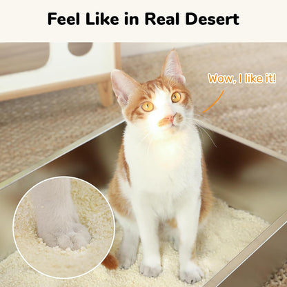 FUKUMARU 18LB Tofu Cat Litter Corn and 24LB Cassava Cat Litter, Natural Ingredients, Quick Clumping, Lightweight, 24/7 Odor Control