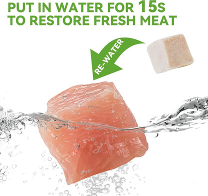 OPET Freeze Dried Cat Treats - Single Ingredient High Protein Pet Food, Healthy Training Snacks, Freeze Dried Chicken Food Toppers for Cats and Dogs, Grain Free (1.76oz)