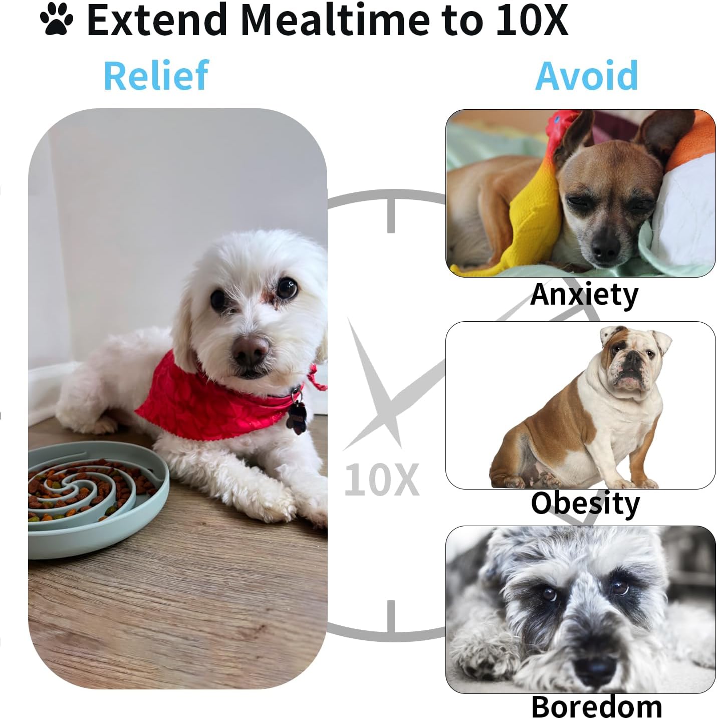 Slow Feeder Dog Bowls, Dishwasher Microwave Safe Silicone Puppy Puzzle Bowl with Non-Slip Design for Eating (Grey Green)