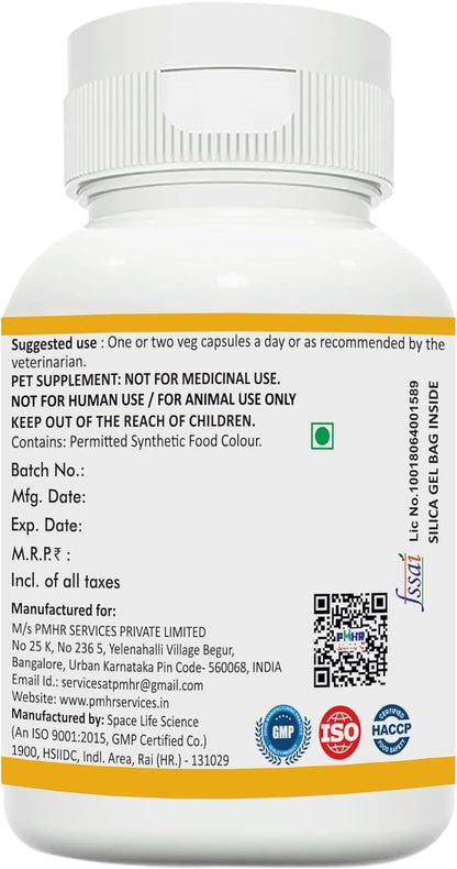 Pet Probiotic 6 Billion CFU for Pets | Daily Digestive Health Supplement, Cat and Dog | S.boulardii, L.Acidophillus, L. Returi, L.Paracasei, L Rhamnosus, B .Clausii