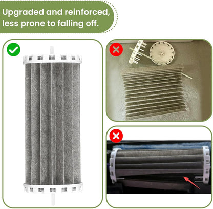 Aquarium Filter Compatible with Marineland Penguin 200 200B 350 350B Power Filters,Bio-Wheel Assembly PRBW2350B,Replacement Fish Tank Filter Parts,2 Pack