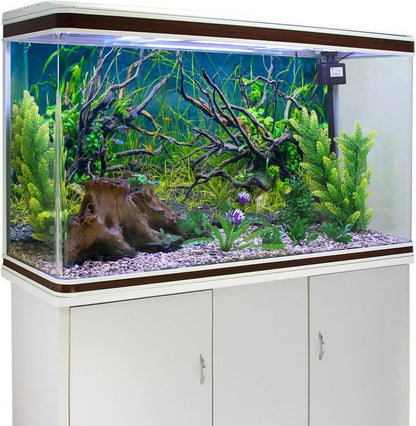 AWERT 48x24 inches Tropical Fish Tank Background River Bed & Lake Aquatic Plant Undersea Tree Branch Aquarium Background Vinyl