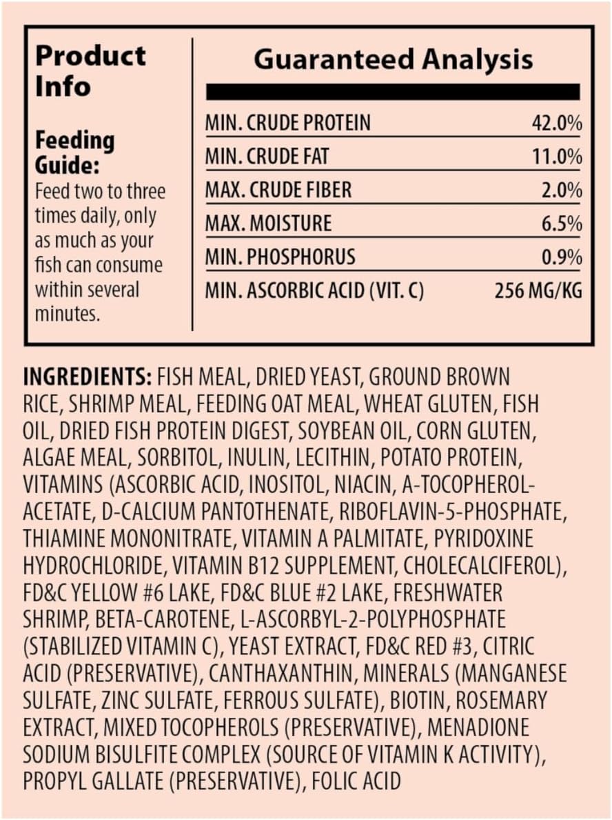 Tetra Goldfish Flakes, Nutritionally Balanced Diet For Aquarium Fish, Vitamin C Enriched Flakes, 7.06 oz