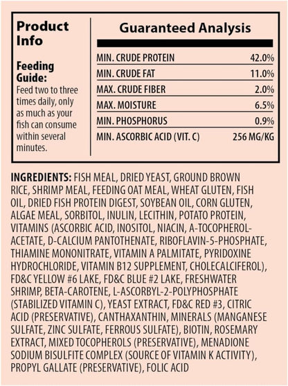 Tetra Goldfish Flakes, Nutritionally Balanced Diet For Aquarium Fish, Vitamin C Enriched Flakes, 7.06 oz