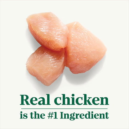 Nutro Puppy Grain Free Natural Wet Dog Food Bites in Gravy Tender Chicken, Sweet Potato & Pea Recipe, 3.5 oz. Trays (24 Count, Pack of 1)