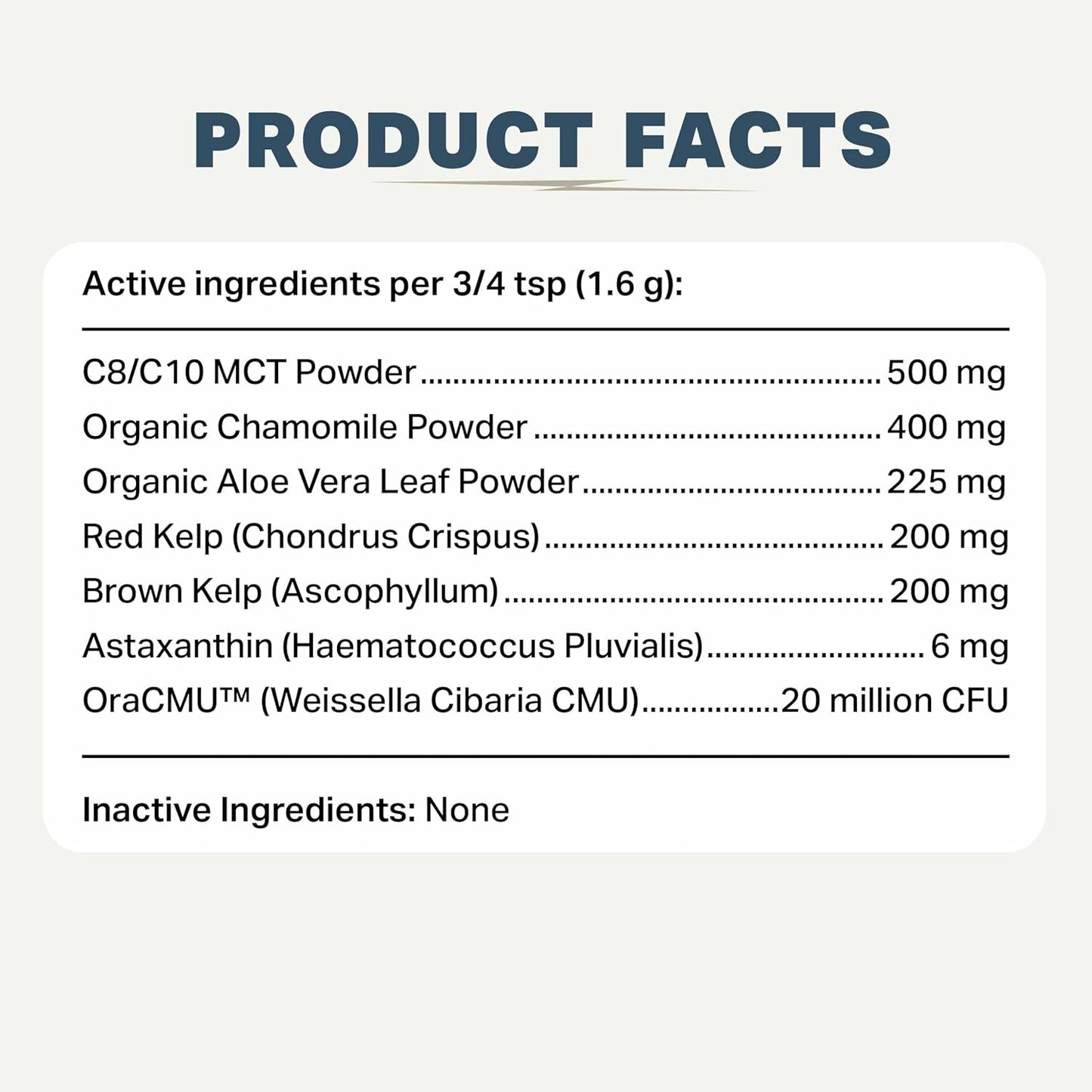 Four Leaf Rover Dog Dental Powder – Natural Probiotic Support for Bad Breath, Tartar & Plaque – with Red & Brown Kelp, Weissella Cibaria, Aloe & Chamomile – 30-Day Supply
