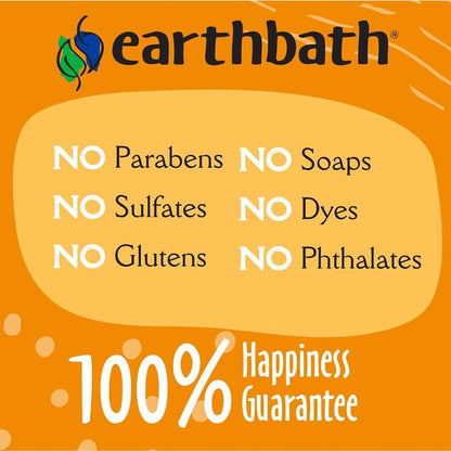 earthbath, Hypo-Allergenic Pet Eye Wipes - Fragrance Free Tear Stain Remover for Dogs Cats, Puppies and Kittens, Made in USA, 100% Cruelty Free - 30 Count (2 Pack)