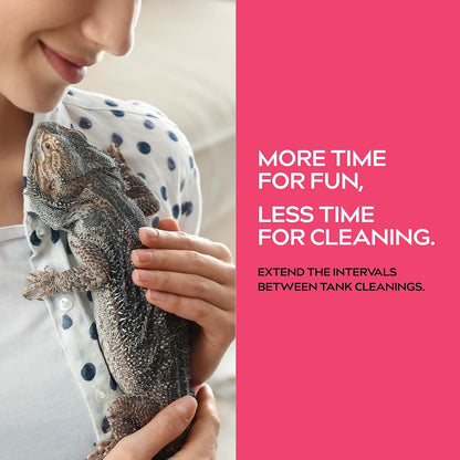 (2-Pack Value Set) Reptile Tank Odor Eliminator Spray – Unscented Natural Mineral Formula - Remove Waste Smells in Bearded Dragon and Turtle Tanks – 18 Fl Oz Total (2 x 9 Fl Oz)