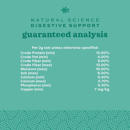 Oxbow Natural Science Digestive Support, High Fiber Supplement for Rabbit & Guinea Pig, Made with Timothy Hay, Includes Chicory Root, Ginger Root, Chamomile, Made in USA, 4.2 oz Bag