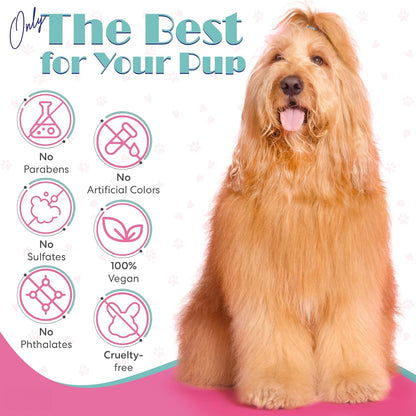 Floof by Brodie Everydog Nourishing Dog and Cat Conditioner for All Coat Types, Moisturizing and Detangling with Aloe, Oat Milk, Plant Based Emolients for Shiny Soft Smooth Coat (16 oz)